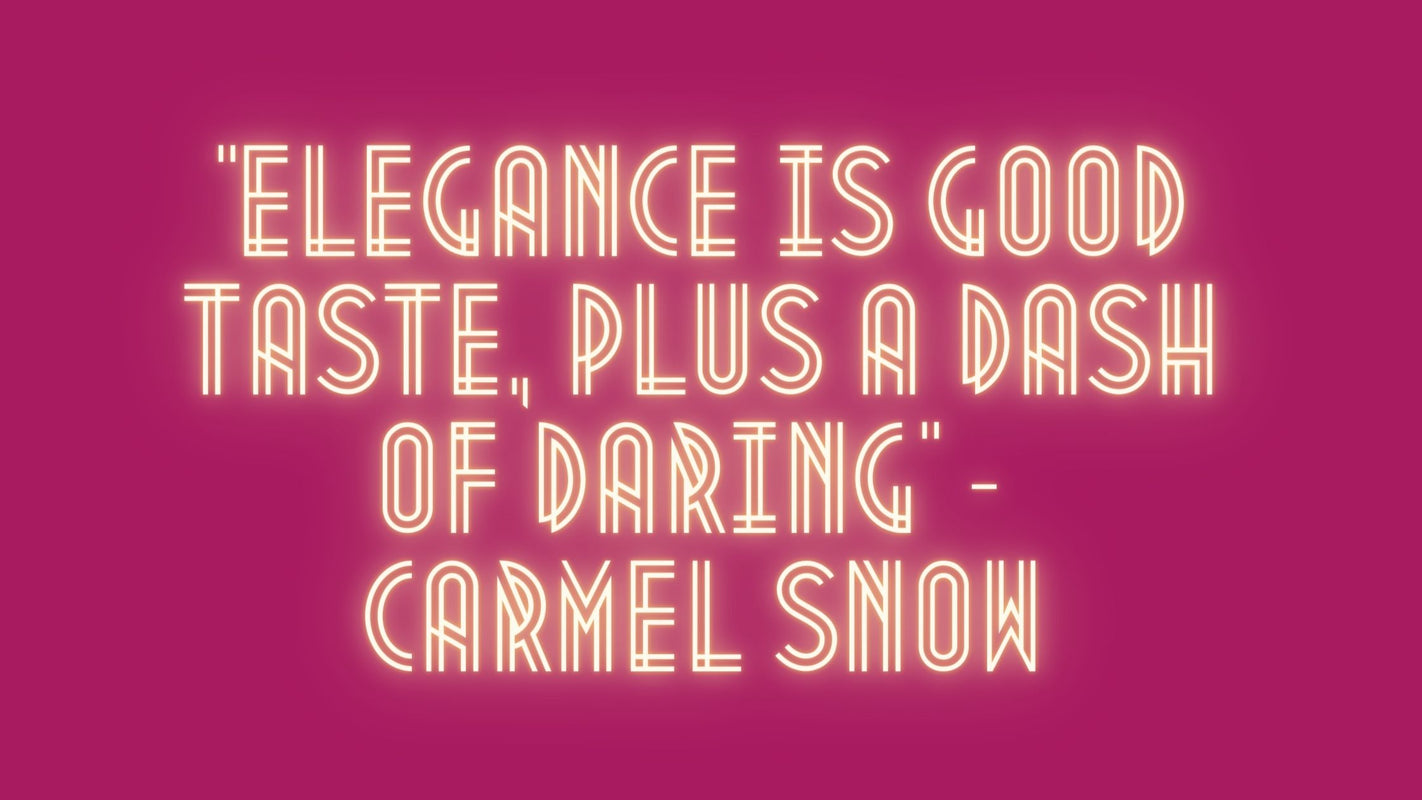 fashion quote, carmel snow, fashion icon, Vivloe, tastemaker, style, shop fashion, luxe, Made in USA, Made in NYC, chic