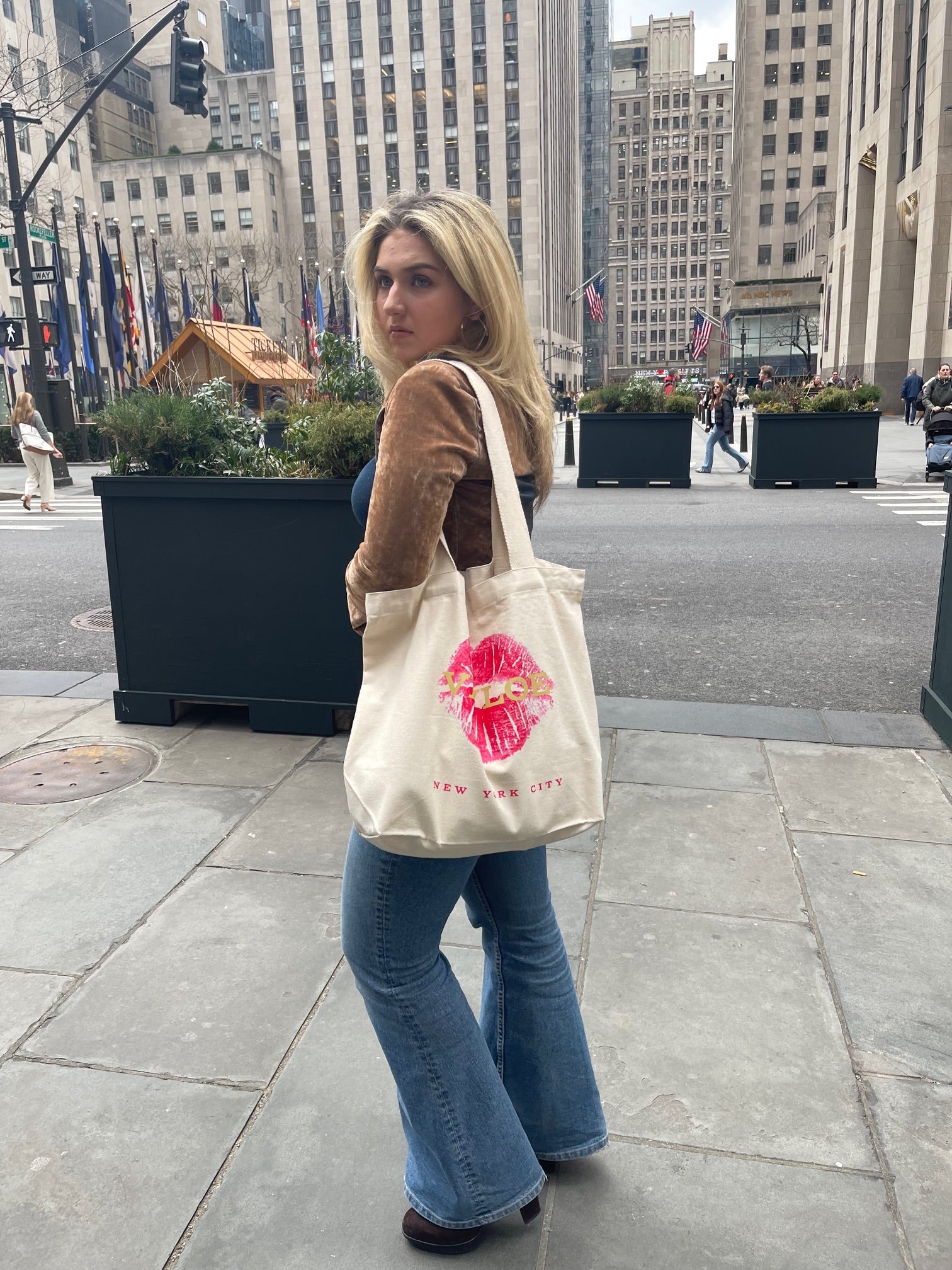 Vivloe canvas tote bag