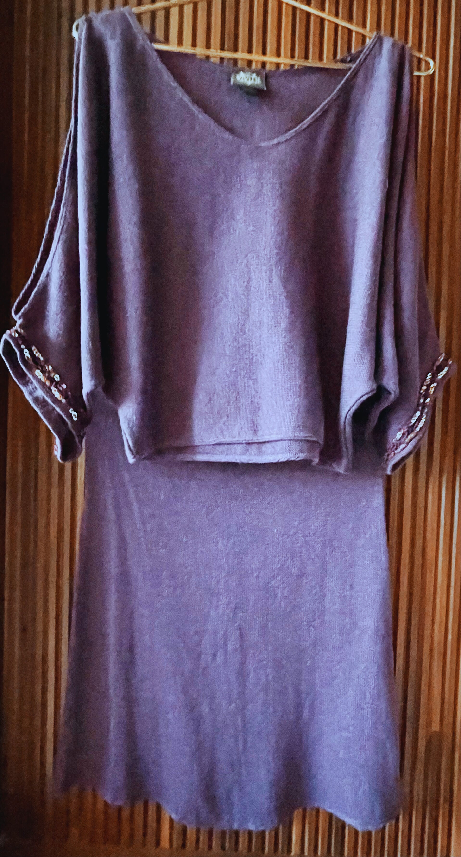 Spritz Kimono Sweater and Skirt Set